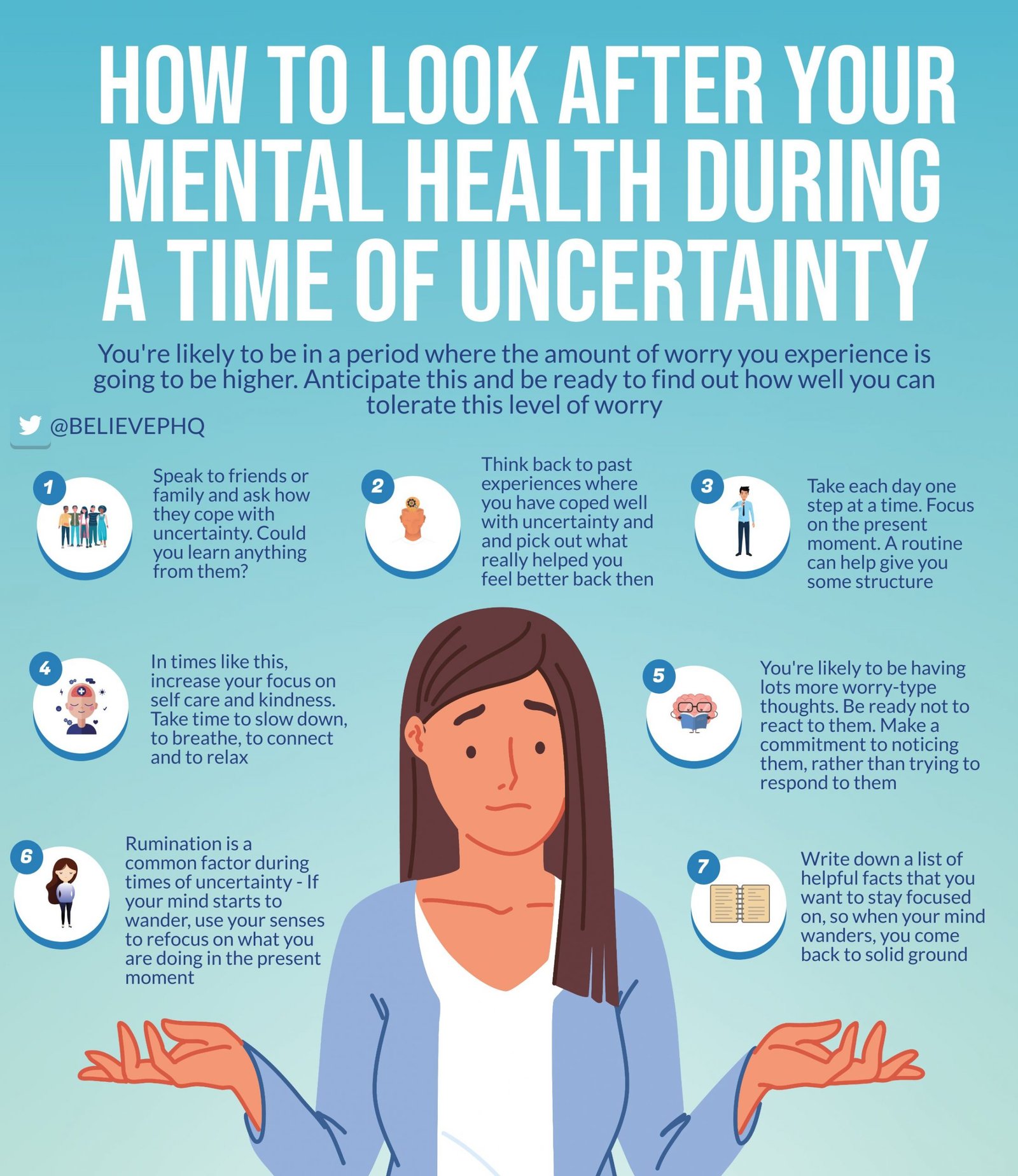 How to look after your mental health during a time of uncertainty