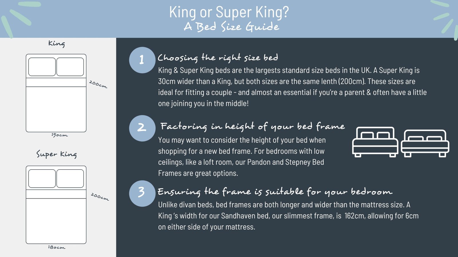 King or Super King Bed A Bed Size Guide