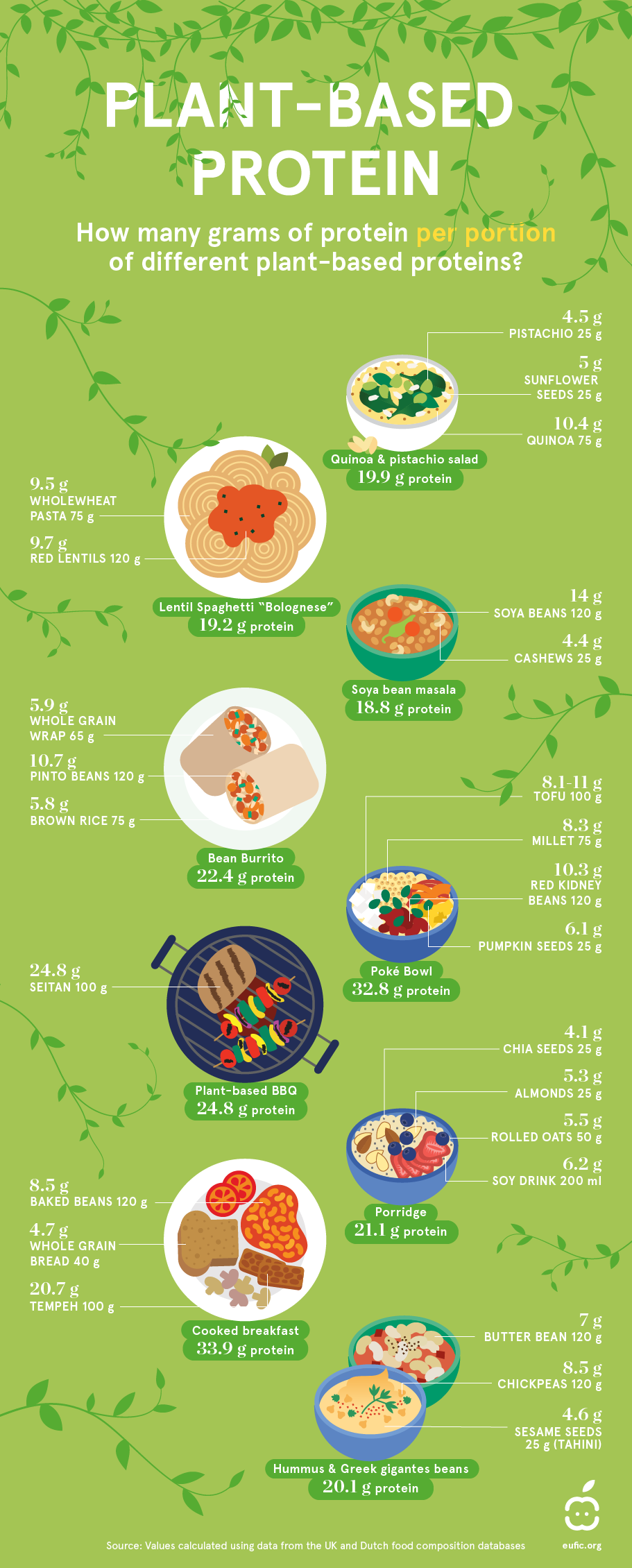 Plant-based protein sources for vegans and vegetarians