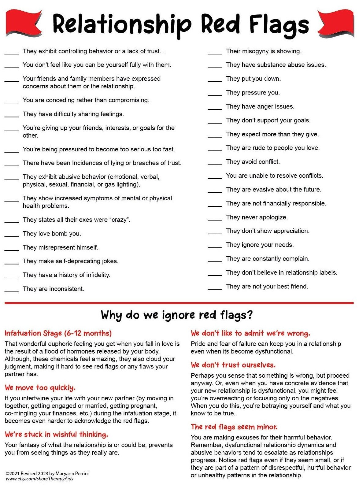 Relationship Red Flags Guide