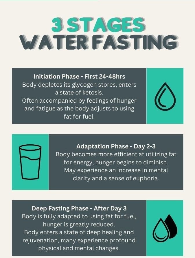 Stages of Water Fasting