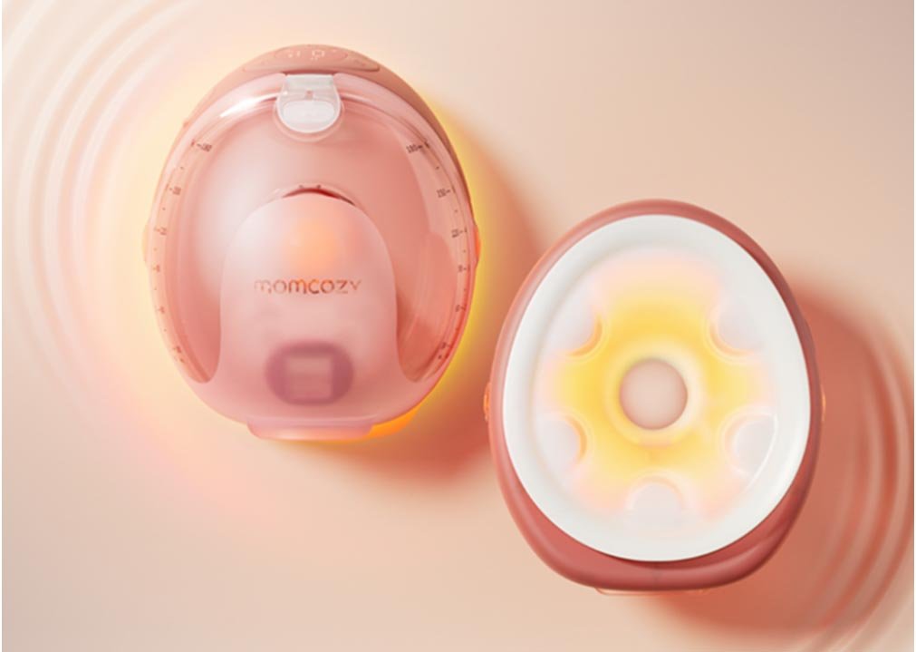 Momcozy Wellness 1 Warm-Massage Wearable Breast Pump - W1