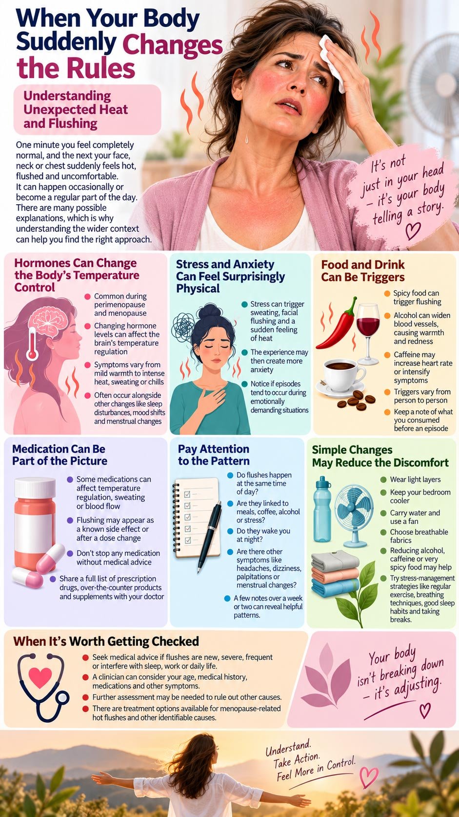 When Your Body Suddenly Changes the Rules: Understanding Unexpected Heat and Flushing